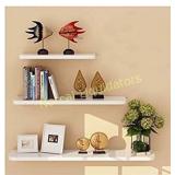 NEW Set of 3 Wall Mount Wood Floating Decorative