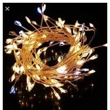 2 strings battery operated rice lights like new