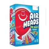 Airheads, Assorted Flavors Chewy Candy Bars, 90