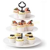 3 Tier Cupcake Stand Porcelain Cake Stand for