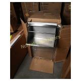 DENT DING AS IS. 3 CABINET STAINLESS STEEL DROP