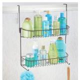 **mDesign Extra Wide Metal Wire Over The Bathroom