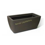 50 Gallon Manhattan Rectangle Planter and Pond