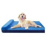 JoicyCo Dog Bed Large Foam Dog Bed Mat Washable
