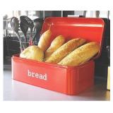 Bread Box for Kitchen Counter - Stainless Steel