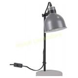 CO-Z Silver Desk Lamp with LED Bulb, Modern Metal