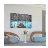 **Ocean Pier Landscape Artwork Prints: Black
