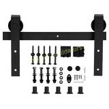 U-MAX 6.6 FT Sliding Barn Wood Door Basic Sliding