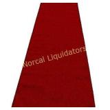 Taj-mahal 2ft x 10ft red carpet runner.  New