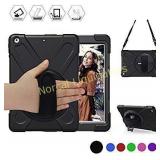 *BRAECN New iPad 2017 Case, Three Layer Heavy