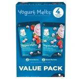 2 boxes Gerber Yogurt Melts Freeze-Dried Yogurt