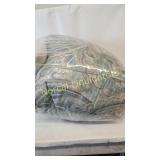 King size comforter with 1 throw appears new open