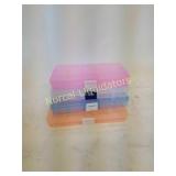 4 pack jewelry/bead organizer 6"x3"x1" new