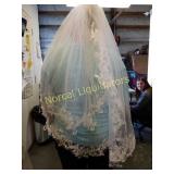 Bridal veil model not included