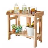 CedarCraft Outdoor Folding Potting Bench appears.