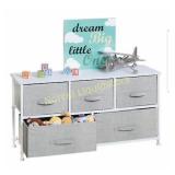 Fabric 5 Drawer Storage Organizer Unit Baby