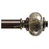 KAMANINA 1" Curtain Rod Single Window Rod