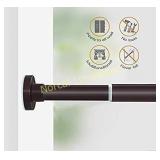 ALLZONE Room Divider Tension Curtain Rod, 83-120