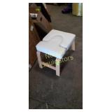 2 cushion stool, 15" tall.  Unsure what for