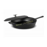 Tramontina 12.5" Covered Cast Iron Skillet