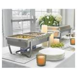 Sterno 70153 Foldable Frame Buffet Chafer Set,