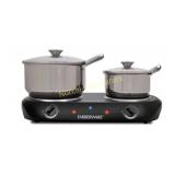Farberware Royalty 1500 W Double Burner Black