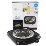 Mainstays Single Black Burner
New in opened box