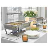 Sterno 70153 Foldable Frame Buffet Chafer Set,