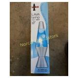Lava Lite-liquid Motion Lamp - Blue Liqiud/ White