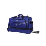 Coleman 30in Rolling Drop Bottom Duffel Bag, Blue