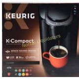 *Keurig K-Compact Single Serve Black K-Cup Pod