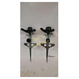 Lot of 2 metal stake sprinklers. Preowned