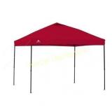 10X10 SLANT LEG CANOPY RED TOP. PICTURE FOR