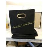 Collapsible Home Storage Set of 4 Foldable Fabric