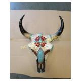 SOUTHWEST NATIVE THEME TURQUOISE? RESIN BULL