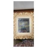 *** Flower mirror has small chip see pictures