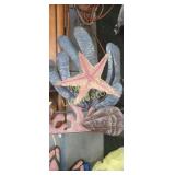 Jiggler tropical fish matel wall art 41"Lx19"wide