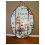 EASTER WALL DECOR 10" x 14"
