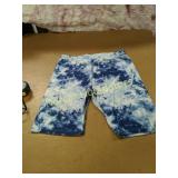 SKYLEE PLUS O/S TYE DYE POLYESTER AND SPANDEX