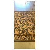 **Gramercy paisley rug  black/black 5x7 could use