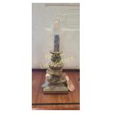 Modern accented Decorative Table Lamp 8" tall
