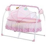 Electric Baby Portable Bassinet Cradle, Auto