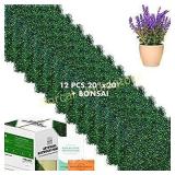 Boxwood Panels | 12 Pieces of Artificial Boxwood