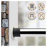 ALLZONE Room Divider Tension Curtain Rod,124-140