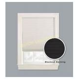**Blackout Pleated Paper Shade  trim perfectly