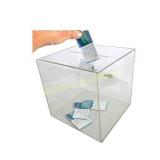 **Premium Clear Acrylic Ballot Box Donation Box