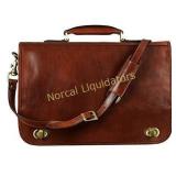 *Amzn  price $208.00 Leather Briefcase Laptop Bag
