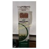 Belle Vista white 1" vinyl mini blind. 48"x64"