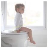 Ubbi® Toilet Trainer in White/Grey preowned like