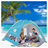 KEUMER Large Pop Up Beach Tent Beach Umbrella